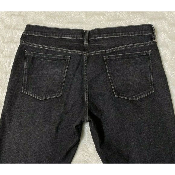 OLD NAVY Womens Bootcut Black JEANS SIZE 14 R 35x31 Msrd - Picture 1 of 12